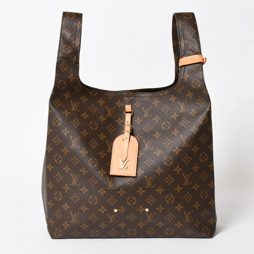 LOUIS VUITTON Atlantis Monogram canvas tote bag shoulder brown